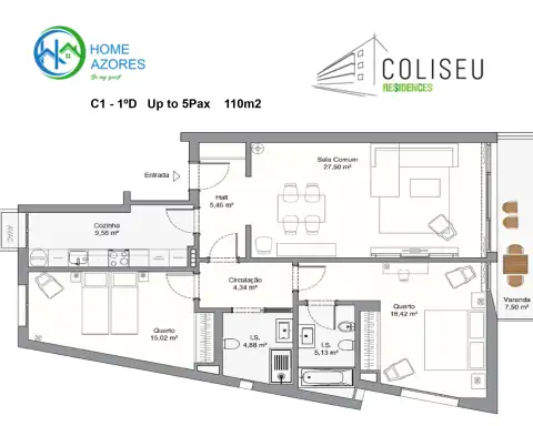 Home Azores - Coliseu Residences C1 1Drt 33