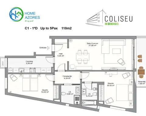 Home Azores - Coliseu Residences C1 1Drt 33